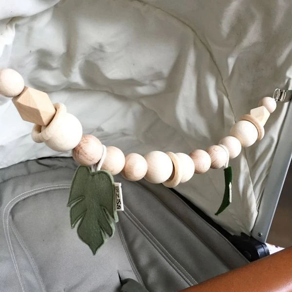 BEZISA Leaves Wagenspanner Pistache / Pine - Afbeelding 3