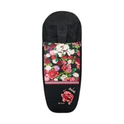 Cybex Platinum Spring Blossom Voetenzak - Dark Black