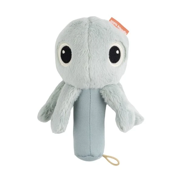 Done By Deer Jelly Sensory Rammelaar Met Spiegel Blue