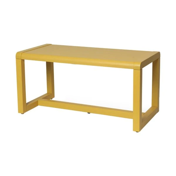Ferm Living Little Architect Bankje - Geel 4 Ferm Living Little Architect Bankje - Geel - Afbeelding 2