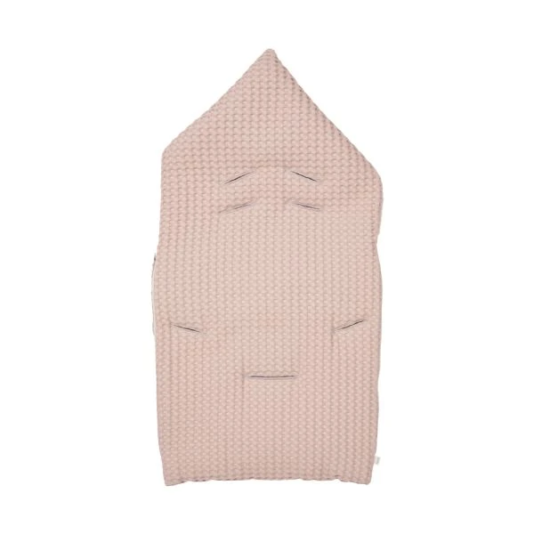 Koeka Oslo Wafel / Teddy Voetenzak Grey Pink - Afbeelding 2