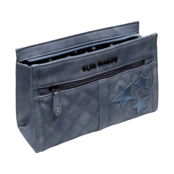 Little Company Bo Quilted Toilettas Blauw 5 Little Company Bo Quilted Toilettas Blauw - Afbeelding 3