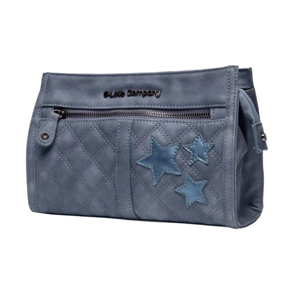 Little Company Bo Quilted Toilettas Blauw 4 Little Company Bo Quilted Toilettas Blauw - Afbeelding 2