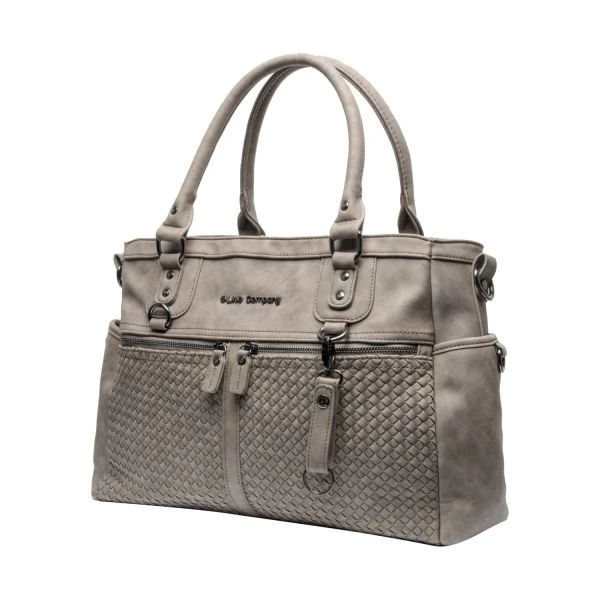 Little Company Monaco Braided Luiertas Taupe 4 Little Company Monaco Braided Luiertas Taupe - Afbeelding 2