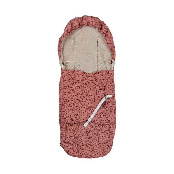 Mies & Co Cozy Dots Voetenzak Redwood 9-30 Mnd 3 Mies & Co Cozy Dots Voetenzak Redwood 9-30 Mnd