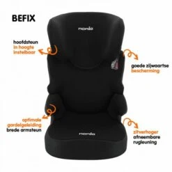 Alternative view of Nania Befix Autostoeltje Black