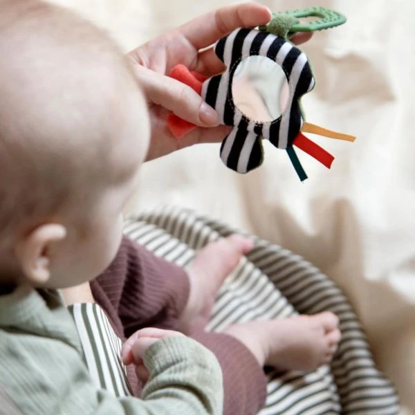 Sebra Activiteitenrammelaar Met Spiegeltje 4 Sebra Activiteitenrammelaar Met Spiegeltje - Afbeelding 2