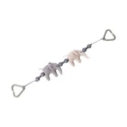 Smallstuff Knitted Elephant Wagenspanner Rose / Powder